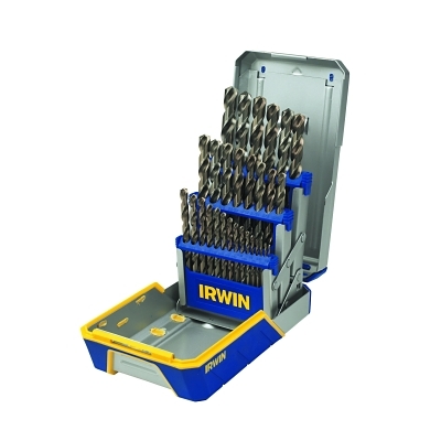 29 PIECE COBALT DRILL BIT SET W/CASE